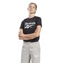 Reebok Womens Workout Elements Identity Big Logo Training T-Shirt Black