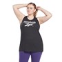 Reebok Damen Workout Elements Identity Big Logo Performance Sporttops Schwarz
