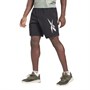 Reebok Mens Workout Read Graphic Speedwick Training Woven Shorts Black