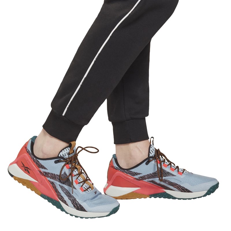 Reebok Womens Workout Elements Piping Pack Training Pants Black