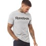 Reebok Herren Linear Logo Medium T-Shirts Grau