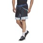 Reebok Mens Austin Allover Print Training Shorts Black