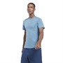 Reebok Mens United By Fitness Myoknit Seamless Training Top Essential Blue