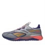 Reebok Mens Nano X2 TR Adventure Training Shoes Pure Grey 3/Bold Purple/Orange Flare