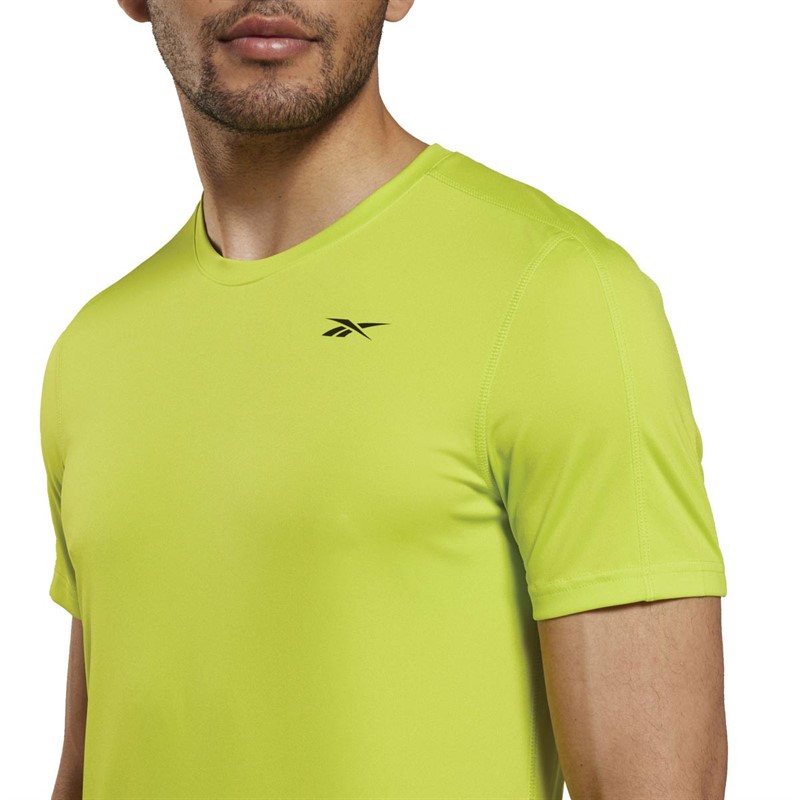 Reebok Mens Speedwick Training Tech Top Acid Yellow