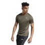 Reebok Mens Workout Ready Speedwick Tech Top Army Green