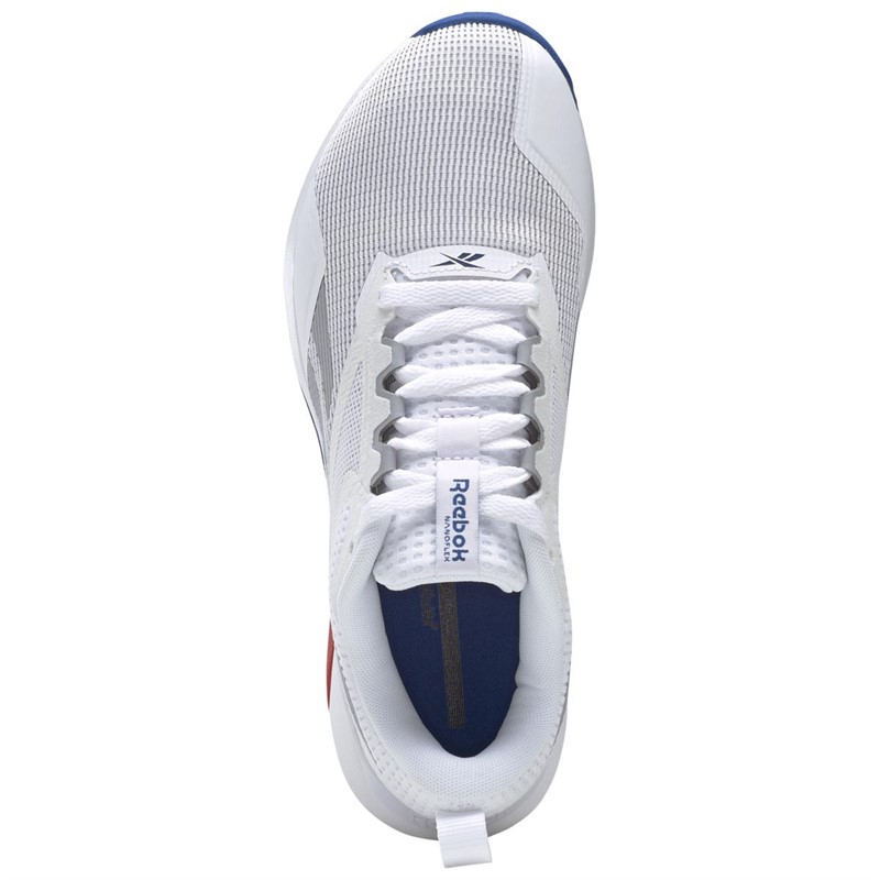 Reebok Womens Nanoflex TR 2.0 Training Shoes Footwear White/Vector Blue/Vector Red