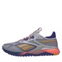 Reebok Womens Nano X2 TR Adventure Training Shoes Pure Grey 3/Bold Purple/Orange Flare