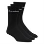 Reebok Active Core Three Pack Crew Socks Black