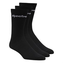 Reebok Active Core Three Pack Crew Socks Black