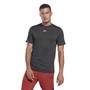 Reebok Mens Workout Ready Motionfresh Melange Top Night Black
