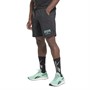 Reebok Mens Workout Ready Woven Graphic Shorts Night Black