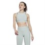 Reebok Womens Studio Layered Bra Top Seaside Grey