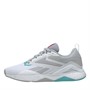 Reebok Womens Nanoflex TR 2.0 Training Shoes Pure Grey 3/Footwear White/Classic Teal