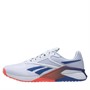 Reebok Mens Nano X2 Training Shoes Footwear White/Vector Blue/Orange Flare