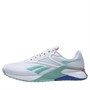 Reebok Womens Nano X2 Training Shoes Footwear White/Semi Classic Teal/Infused Lilac