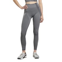 Reebok Womens United By Fitness Myoknit Seamless Tight Leggings Black