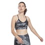 Reebok Womens Workout Ready Speedwick Graphic Sports Bra Night Black
