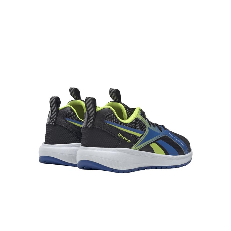 Reebok Kids Durable XT Neutral Running Shoes Core Black/Vector Blue/Acid Yellow