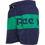 Reebok Mens Merton Swim Shorts Navy/Glen Green