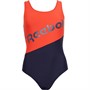 Reebok Womens Rita Swimsuit Vector Navy/Dynamic Red