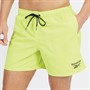Reebok Mens Yale Swim Shorts Neon Lime