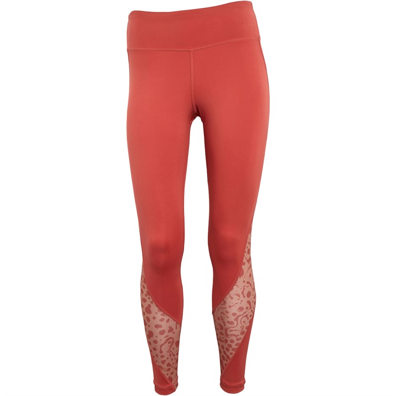 Reebok Womens Modern Safari Speedwick Tight Leggings Rhodonite