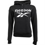 Reebok Womens Identity Logo Fleece Hoodie Black