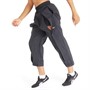 Reebok Womens Lightweight Popper Track Pants Black