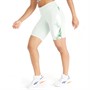 Reebok Womens Lux Speedwick Maternity Tight Shorts Light Sage