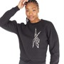 Reebok Womens Modern Safari Logo Sweatshirt Black