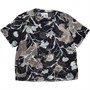 Reebok Womens Myt All Over Print Mesh T-Shirt (Plus Size) Black
