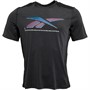 Reebok Mens Activchill Graphic T-Shirt Black