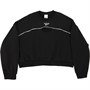 Reebok Womens Piping Sweatshirt (Plus Size) Black