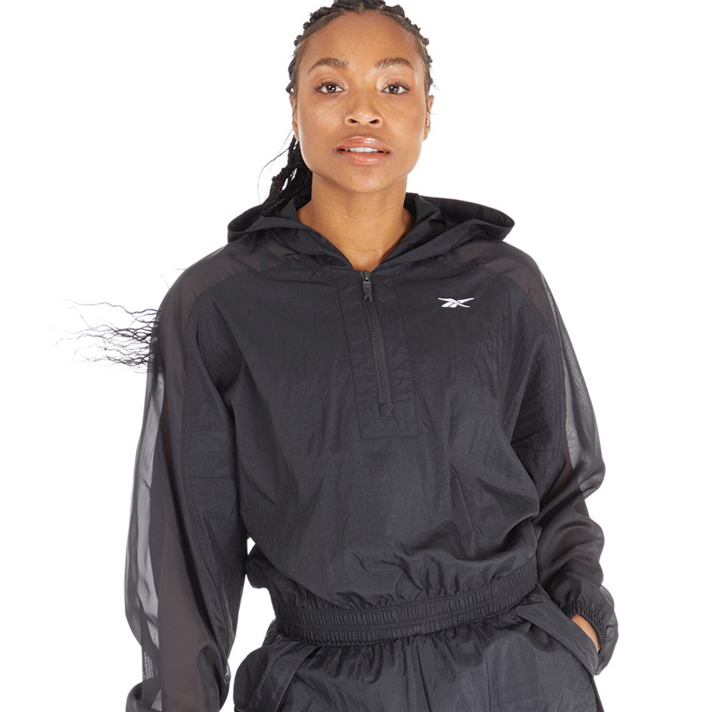 Reebok half hot sale sleeve jacket