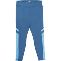 Reebok Womens Workout Ready Speedwick Mesh Tight Leggings (Plus Size) Batik Blue