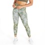 Reebok Womens Lux Speedwick Bold Tight Leggings Army Green