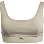 Reebok Womens Stripped Minimalist Sports Bra Boulder Grey