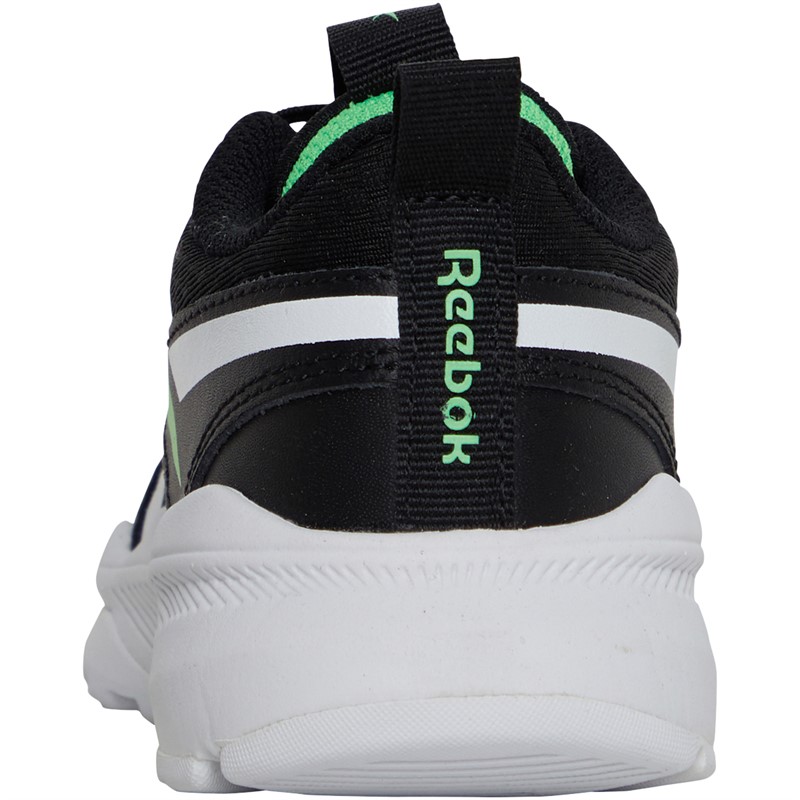 Reebok Boys XT Sprinter 2 Neutral Running Shoes Core Black/Solar Lime/Footwear White