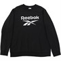 Reebok Womens Identity Logo French Terry Sweatshirt (Plus Size) Black