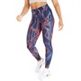 Reebok Womens Lux Speedwick Graphic Tight Leggings Vector Navy