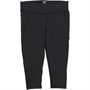 Reebok Womens Lux Speedwick 3/4 Tight Leggings Black