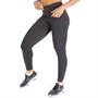 Reebok Womens Ruched High Waisted Tight Leggings Black