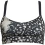 Reebok Womens Lux Speedwick Strappy Sports Bra Night Black