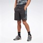 Reebok Mens Camo Woven Training Shorts Night Black