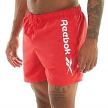 Reebok Mens Yestin Swim Shorts Red/White