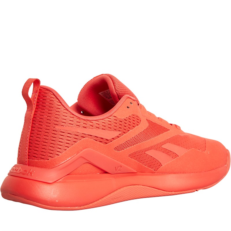 Reebok Heren Nanoflex TR 2 Trainingsschoenen Kersenrood/Kersenrood/Neon Kersenrood