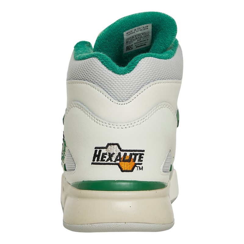 Reebok Baskets Homme Pump Omni Zone II Craie Gris pur Vert Glen