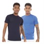 Reebok Herre Basile Performance To-pak T-shirts Vektor Blå/Elektrisk Kobolt