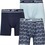 Reebok Herren Miner Performance Drei Pack Medium Trunks Vector Navy/Print/Feel Good Blau